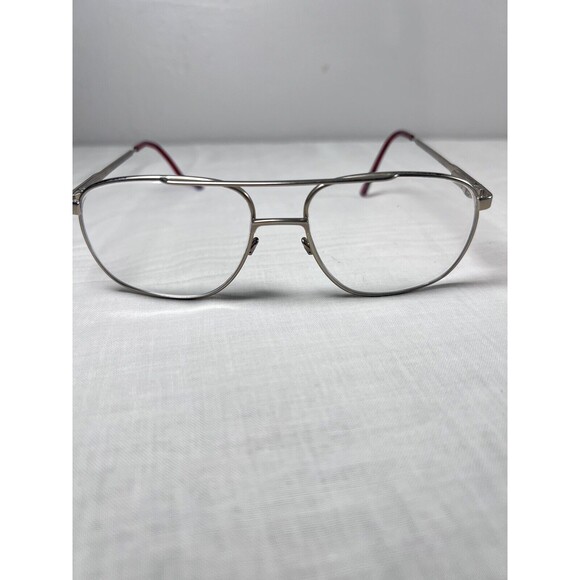 MARCHON NYC M-JONATHAN 2 Cafe 140 Light Brown Mens Aviator Eyeglasses 56-16-140 - Picture 3 of 6